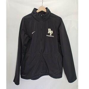 Nike‎ Hybrid Coat Jacket Therma-Fit Packable Hood Black 658084-010 Large